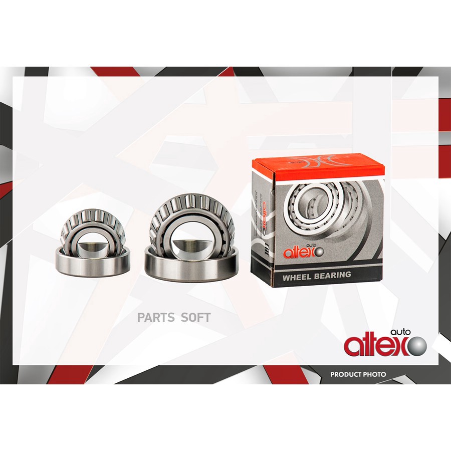 Подшипник ступицы для а/м ВАЗ 2101 (передней) (2 шт.) "ATTEX" - ATTEX None None